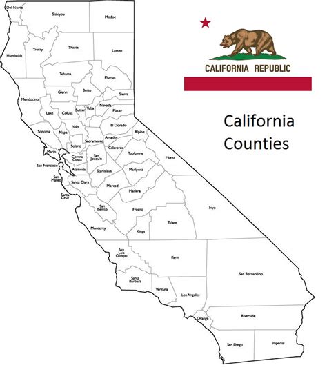 california counties list|California Counties Directory List, Populations.
